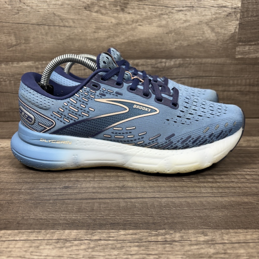 Brooks Glycerin 20 Blue Womens US Size 6.5 EUR 37.5 1203691B478 Running Shoes